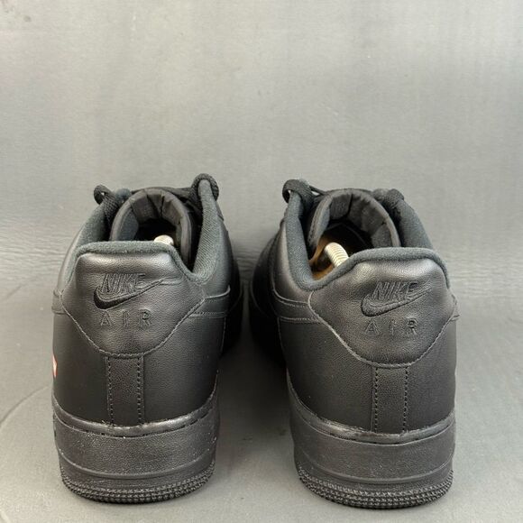 Supreme x Nike Air Force 1 Low \'Box Logo - Black\' sneaker shoes men\'s size 12 main image 4